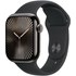 Apple Watch series 10 GPS + Cellular 42mm Titane Ardoise Bracelet Sport Noir M/L