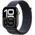 Apple Watch series 10 GPS 46 mm Alu. Noir de jais Boucle Sport Encre violette