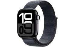Apple Watch series 10 GPS+Cellular 42 Alu. Noir jais Boucle Sport Encre violette