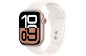 Apple Watch series 10 GPS + Cellular 42 mm Alu. Or rose B. Sport Rose tendre S/M
