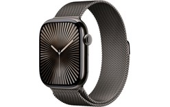Apple Watch series 10 GPS + Cellular 46 mm Titane Ardoise Bracelet Milanais M/L