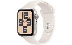 Apple Watch SE GPS 44 mm Aluminium Lumière stellaire Bracelet Sport - M/L