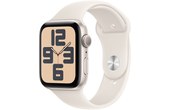 Apple Watch SE GPS 44 mm Aluminium Lumière stellaire Bracelet Sport - M/L