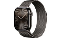 Apple Watch series 10 GPS + Cellular 42 mm Titane Ardoise Bracelet Milanais
