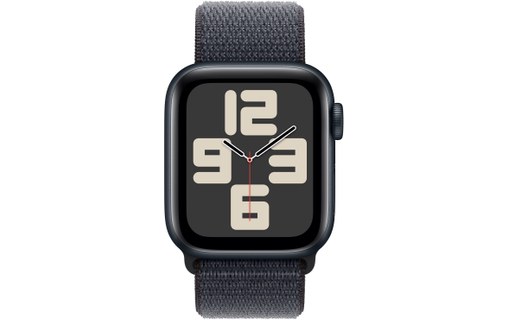 Apple Watch SE GPS 40 mm Aluminium Minuit Boucle Sport Encre violette