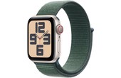 Apple Watch SE GPS+Cellular 40 Alu. Lumière stellaire Boucle Sport Vert lacustre