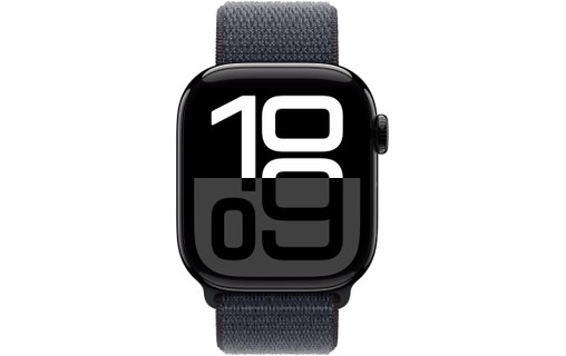 Apple Watch series 10 GPS+Cellular 42 Alu. Noir jais Boucle Sport Encre violette