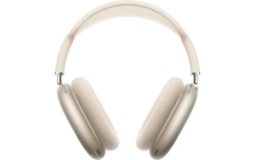 Casque Bluetooth Apple AirPods Max (2024) à réduction de bruit Lumière stellaire