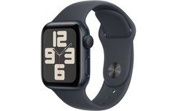 Apple Watch SE GPS 40 mm Aluminium Minuit Bracelet Sport Minuit - S/M