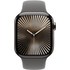 Apple Watch series 10 GPS + Cellular 42 Titane Naturel B. Sport Gris minéral M/L