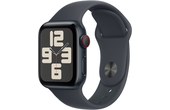 Apple Watch SE GPS + Cellular 40 mm Aluminium Minuit Bracelet Sport Minuit - M/L