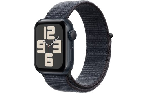Apple Watch SE GPS 40 mm Aluminium Minuit Boucle Sport Encre violette