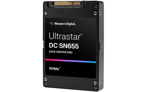 Western Digital Ultrastar DC SN655 ISE 7,68 To - SSD U.3 NVMe PCIe 4.0