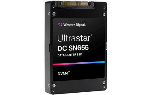 Western Digital Ultrastar DC SN655 ISE 7,68 To - SSD U.3 NVMe PCIe 4.0