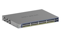 Switch Ethernet Netgear GS752TXP 48 ports - 10 GbE, Manageable, PoE, L2/L3/L4