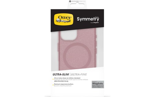 OtterBox Symmetry Series Clear pour MagSafe pour iPhone 16, Thimbleberry