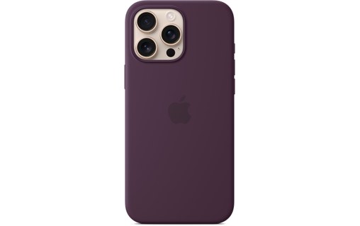 Apple Coque en silicone avec MagSafe pour iPhone 16 Pro Max - Prune