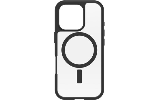 OtterBox React Series pour MagSafe pour iPhone 16 Pro, Black Crystal