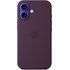 Apple Coque en silicone avec MagSafe pour iPhone 16 - Prune