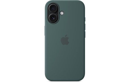 Apple Coque en silicone avec MagSafe pour iPhone 16 - Vert lacustre