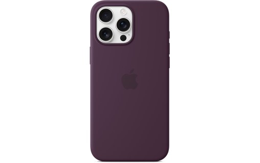 Apple Coque en silicone avec MagSafe pour iPhone 16 Pro Max - Prune