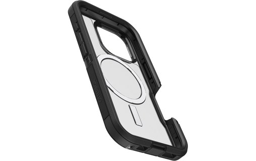 OtterBox Defender Series XT Clear pour MagSafe pour iPhone 16 Pro, Dark Side