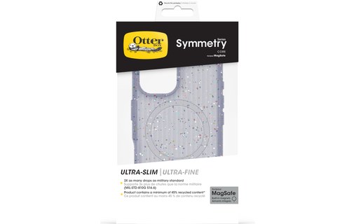 OtterBox Symmetry Series Core pour MagSafe pour iPhone 16, Icy Mist