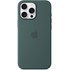 Apple Coque en silicone avec MagSafe pour iPhone 16 Pro Max – Vert lacustre