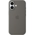 Apple Coque en silicone avec MagSafe pour iPhone 16 - Gris minéral
