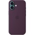 Apple Coque en silicone avec MagSafe pour iPhone 16 - Prune