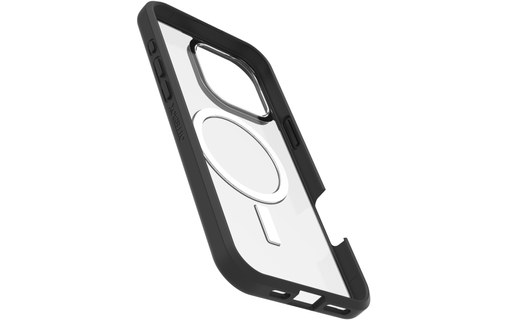 OtterBox React Series pour MagSafe pour iPhone 16 Pro Max, Black Crystal