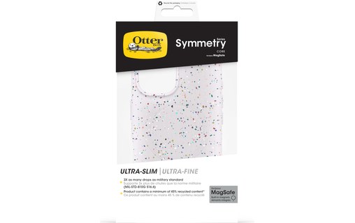 OtterBox Symmetry Series Core pour MagSafe pour iPhone 16, Sprinkles