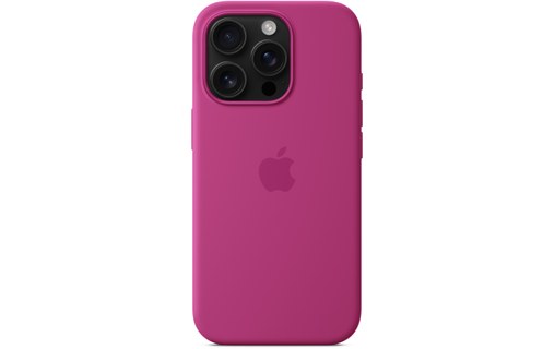 Apple Coque en silicone avec MagSafe pour iPhone 16 Pro - Fuchsia