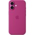 Apple Coque en silicone avec MagSafe pour iPhone 16 - Fuchsia