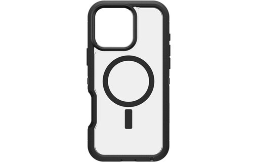 OtterBox Defender Series XT Clear pour MagSafe pour iPhone 16 Pro Max, Dark Side