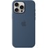 Apple Coque en silicone avec MagSafe pour iPhone 16 Pro Max - Denim