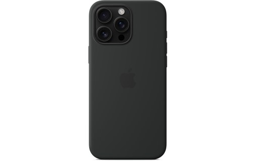 Apple Coque en silicone avec MagSafe pour iPhone 16 Pro Max - Noir