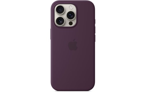 Apple Coque en silicone avec MagSafe pour iPhone 16 Pro - Prune