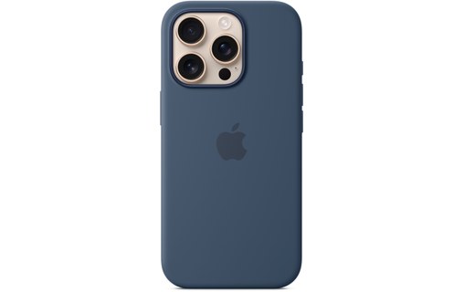 Apple Coque en silicone avec MagSafe pour iPhone 16 Pro - Denim