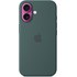 Apple Coque en silicone avec MagSafe pour iPhone 16 - Vert lacustre