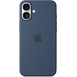 Apple Coque en silicone avec MagSafe pour iPhone 16 Plus - Denim