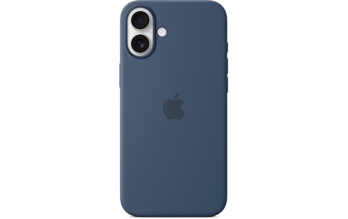 Apple Coque en silicone avec MagSafe pour iPhone 16 Plus - Denim