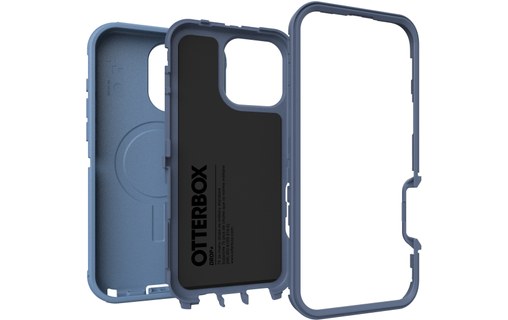OtterBox Defender Series pour MagSafe pour iPhone 16 Pro Max, Baby Blue Jeans