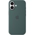 Apple Coque en silicone avec MagSafe pour iPhone 16 - Vert lacustre