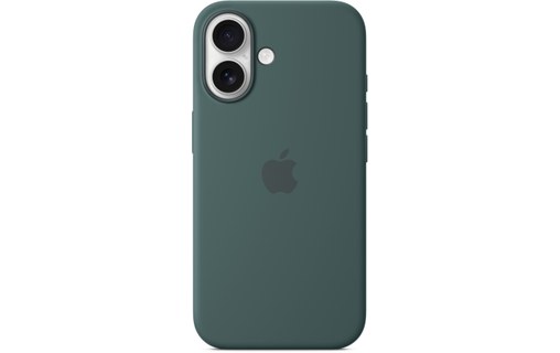 Apple Coque en silicone avec MagSafe pour iPhone 16 - Vert lacustre