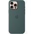 Apple Coque en silicone avec MagSafe pour iPhone 16 Pro Max – Vert lacustre