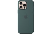 Apple Coque en silicone avec MagSafe pour iPhone 16 Pro Max – Vert lacustre