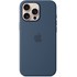 Apple Coque en silicone avec MagSafe pour iPhone 16 Pro Max - Denim