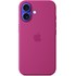 Apple Coque en silicone avec MagSafe pour iPhone 16 - Fuchsia