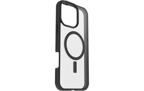 OtterBox React Series pour MagSafe pour iPhone 16 Pro Max, Black Crystal